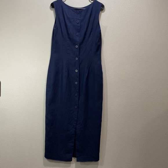 Vintage‎ preview Collection 100% linen maxi dress - Picture 4 of 8